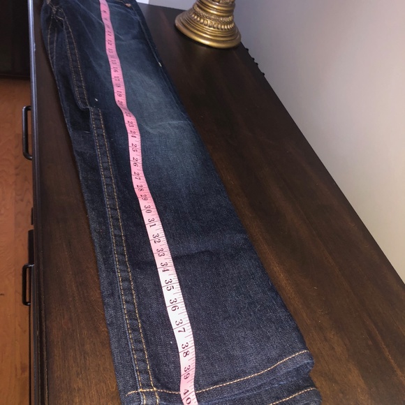 NWOT True Religion Jeans w Blue Pockets CA#30427 - Picture 5 of 7